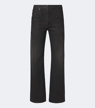 Horsebit wide-leg jeans | Gucci