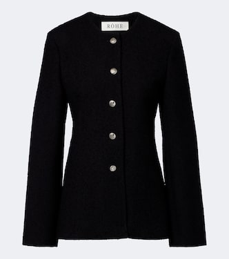 Knitted wool-blend cardigan | Róhe