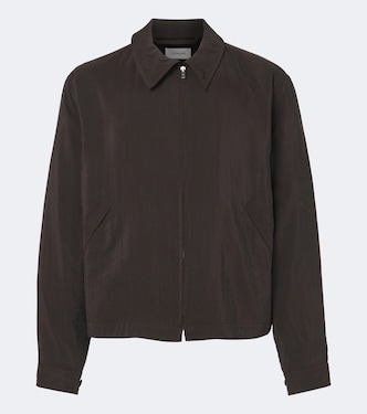Veste blouson en soie mélangée | Lemaire