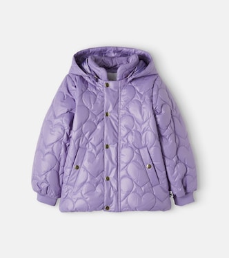 Hooded quilted jacket | Mini Rodini