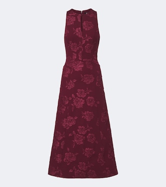 Floral jacquard midi dress | Rotate