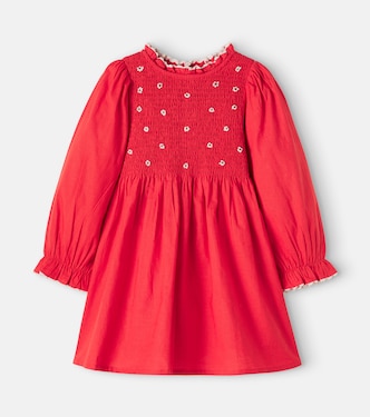 Ruffled smocked cotton dress | Emile et Ida
