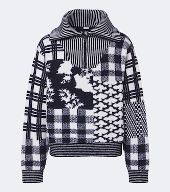 x Cosima von Bonin jacquard wool-blend sweater | Loewe