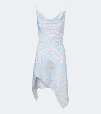 Labirinto silk crêpe de chine minidress | Pucci