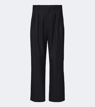 Corley virgin wool twill straight pants | The Row