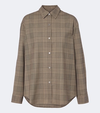Mia checked oversized shirt | Leset