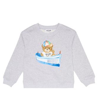 印花棉质运动衫 | Moschino Kids