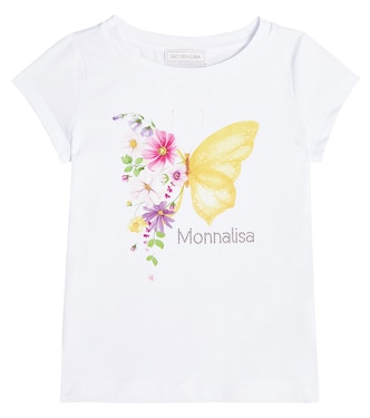 Printed cotton jersey T-shirt | Monnalisa