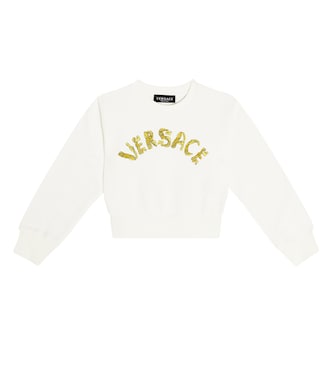 Versace Logo Kids cotton sweatshirt | Versace Kids