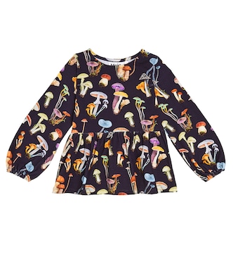 Renae printed cotton-blend top | Molo