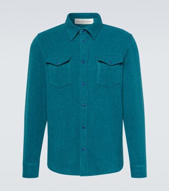 Hemd aus Kaschmir mit Lapislazuli | God's True Cashmere