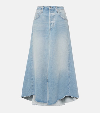 Mina Reworked denim midi skirt | Citizens of Humanity