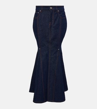 High-rise cotton maxi skirt | Jean Paul Gaultier