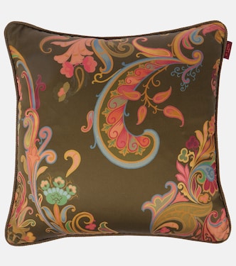 Kentia embroidered cushion | Etro
