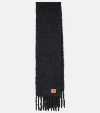 Anagram mohair and wool-blend scarf | Loewe