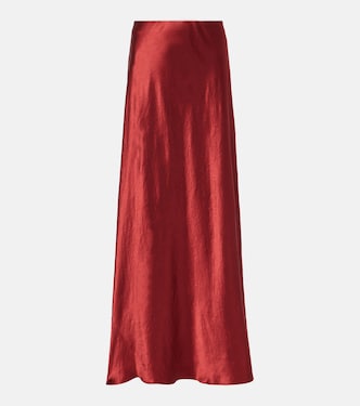 Satin maxi skirt | Vince