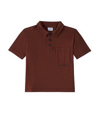 Cotton piqué polo shirt | C.P. Company Kids