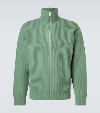 Wool zip-up cardigan | Jil Sander