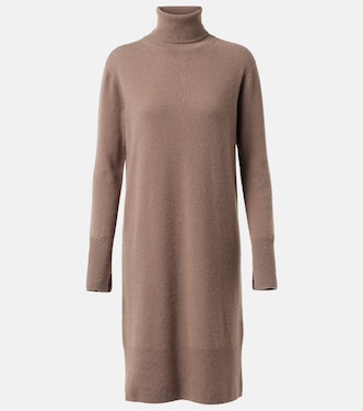 Cashmere turtleneck midi dress | Joseph