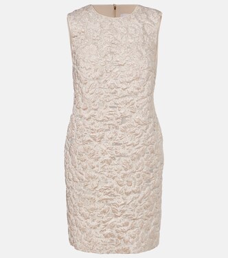 Lamé shift dress | Carolina Herrera