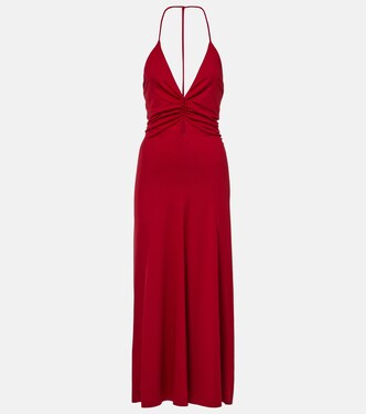 Gathered midi dress | Victoria Beckham