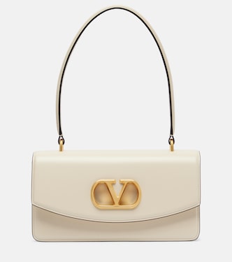 Vain VLogo leather shoulder bag | Valentino Garavani