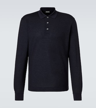 Cotton and silk polo shirt | Zegna