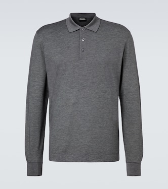 Cotton and silk polo shirt | Zegna