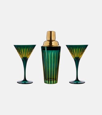 Set Prism aus Shaker und zwei Martinigläsern | L'Objet