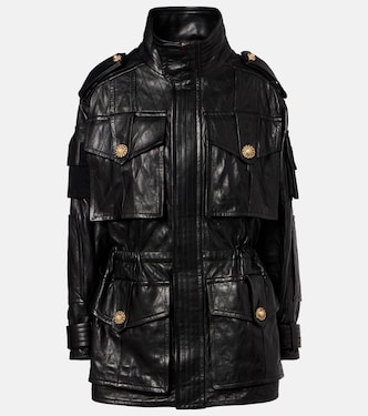 Parka aus Leder | Balmain