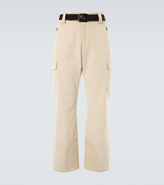 Corbin belted ribbed-knit ski pants | Bogner