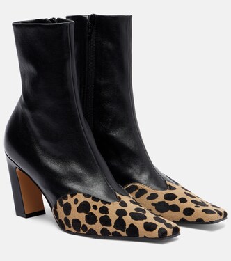 Nevada 85 leather ankle boots | Khaite