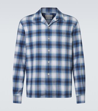Checked cotton flannel shirt  | JW Anderson