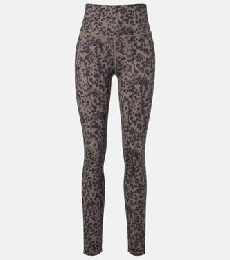 Cheetah-print high-rise leggings | Varley