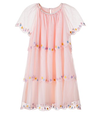 Besticktes Kleid aus Tüll | Stella McCartney Kids