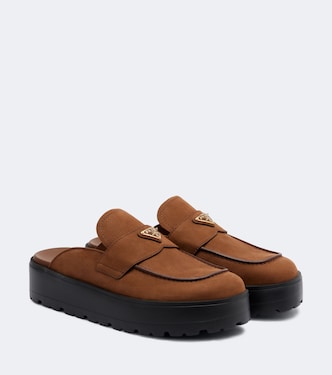 Suede mules | Prada