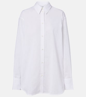 Oversized cotton and linen shirt | Toteme