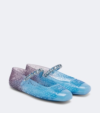 Ballerinas Jelly mit Kristallen | Jimmy Choo