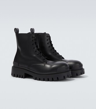 Botas Combat Strike de piel | Balenciaga