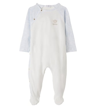 Bebé - mono Medusa en mezcla de algodón | Versace Kids