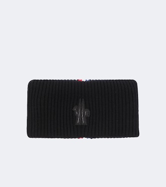 Logo ribbed-knit virgin wool snood | Moncler Grenoble