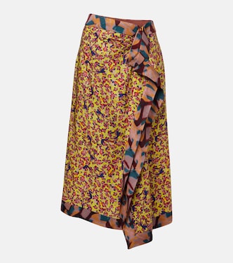 Jupe midi Sole à imprimé | Dries Van Noten