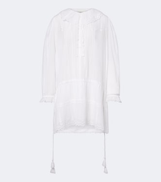 Lenora embroidered cotton voile minidress | Marant Etoile