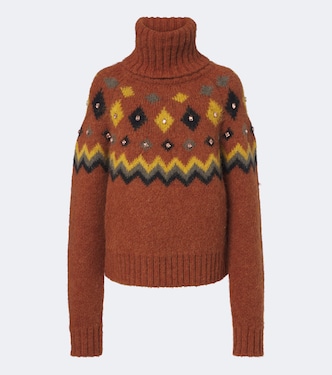 Hanashi embellished turtleneck sweater  | Goldbergh