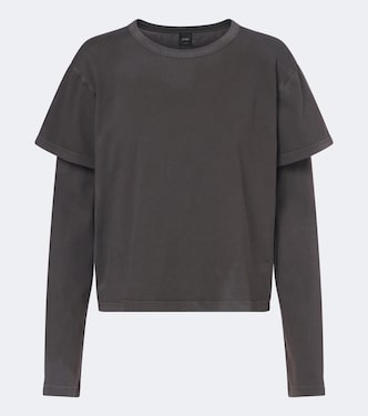 Margo layered cotton jersey T-shirt | Leset