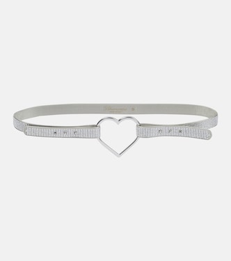 Heart crystal-embellished belt | Blumarine