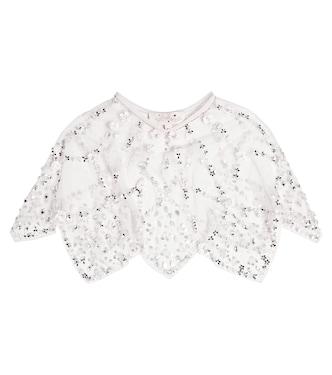 Zeppelin sequin-embellished cape | Tutu Du Monde