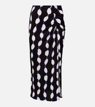 Garcel printed jersey midi skirt | Diane von Furstenberg