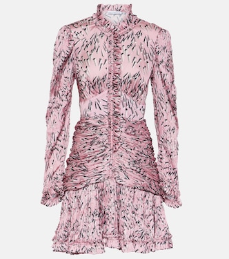 Printed ruched minidress | Rabanne