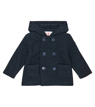 Baby double-breasted hooded coat | Il Gufo